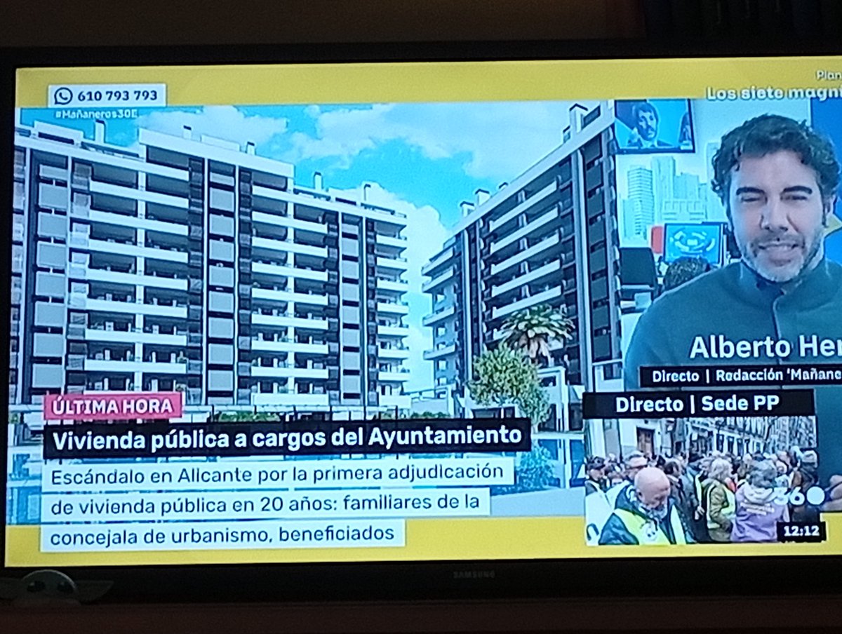 Ojo las primeras viviendas sociales que se adjudican en Alicante ¿sabéis para Quién van?para toda la familia de la consejada de Urbanismo del PP hermano, hijos y sobrinos, pues nada seguí votando a estos sinvergüenzas y disfrutad lo votado.