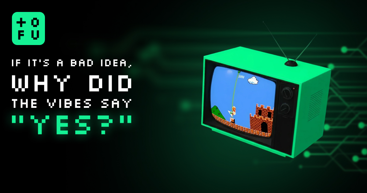 If it’s such a bad idea… why does the HYPE button look this good? 🟢
Trading on-chain isn’t a spreadsheet anymore. 📈

It’s you, your squad, and one suspiciously fun decision away from new lore. 🧑‍🤝‍🧑
Laugh at your entries together. 😂

TOFU is where bad ideas become great story.