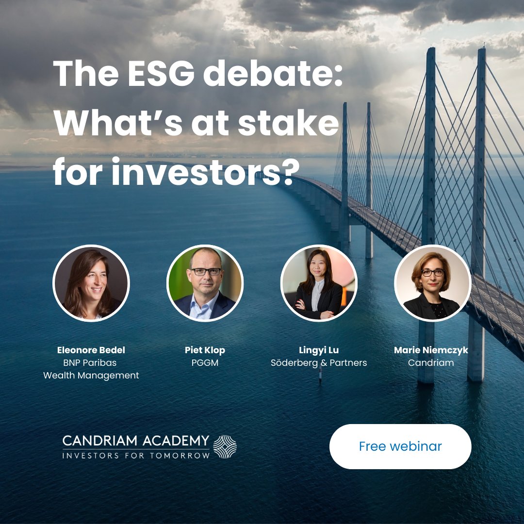 candriam's tweet image. The debate around the energy transition and ESG investing isn’t cooling down — but the narrative is shifting.

Join us on February 12th for our webinar “ESG No More, or Now More Than Ever? The Investors’ Take”.
 
Secure your seat for this free webinar 👉 qayuaiia.sibpages.com
