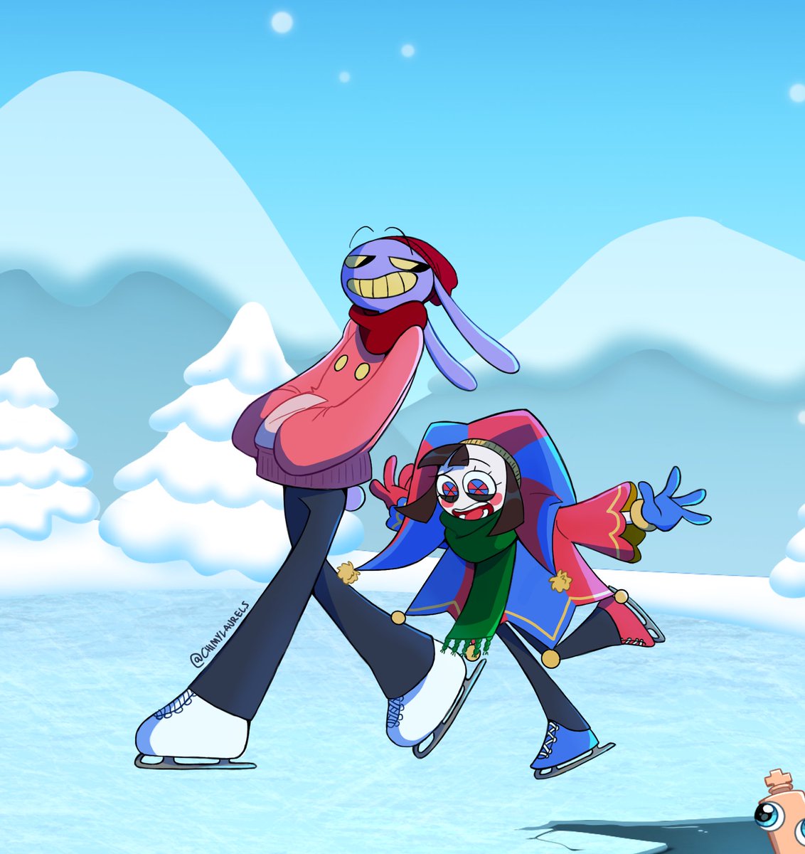 chimylaurels's tweet photo. Close up of #funnybunny skating 
Eheh it was fun ♪ https://t.co/7IA4QpewTZ