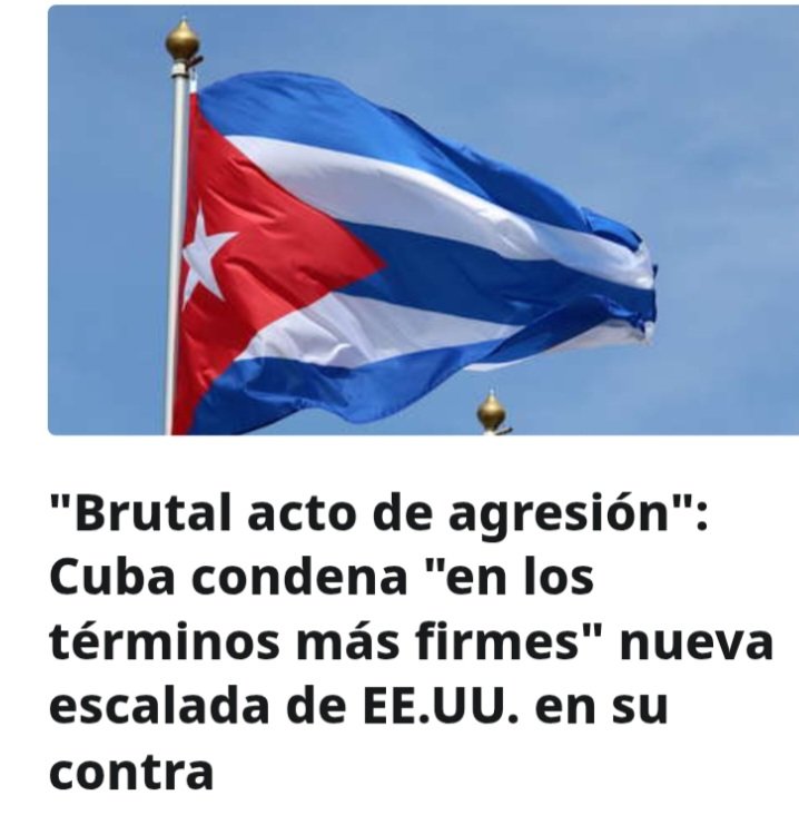 #CubaEstáFirme 
Es Bloqueo Económico suma nuevas medidas, es un hecho cruel y despiadado contra de la soberania de nuestro pueblo. Frente a eso, la Firmeza Ideológica y la Unidad de nuestro pueblo.
#AbajoElBloqueo
#VerdadesAtravesDelMovil
#100AñosConFidel
#CubaPatriaYRevolución