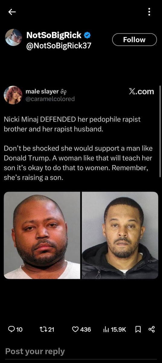imfighterbitch's tweet photo. @NICKIMINAJ CHILD RAPE https://t.co/S3k5NNMb0a