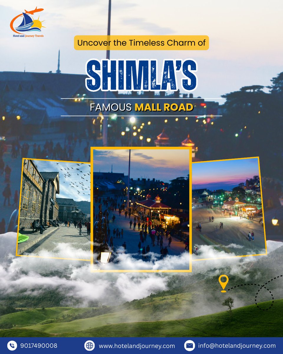 hotel_journey's tweet photo. Shimla is calling—are you ready to answer? 
From Mall Road vibes to royal history, experience the best of the Queen of Hills.

call: +91[9017490008] or visit: [https://t.co/oltGJN4WPh]

#shimladiaries #queenofhills #shimlatrip #hillstationvibes #travelindia #HotelandJourney https://t.co/94qsdIYfrK