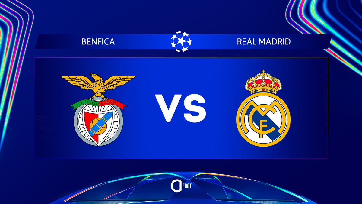 🚨🚨 𝗕𝗔𝗥𝗥𝗔𝗚𝗘 𝗗𝗘 𝗟𝗔 𝗟𝗜𝗚𝗨𝗘 𝗗𝗘𝗦 𝗖𝗛𝗔𝗠𝗣𝗜𝗢𝗡𝗦 :

BENFICA 🇵🇹 ⚡️ 🇪🇸 REAL MADRID