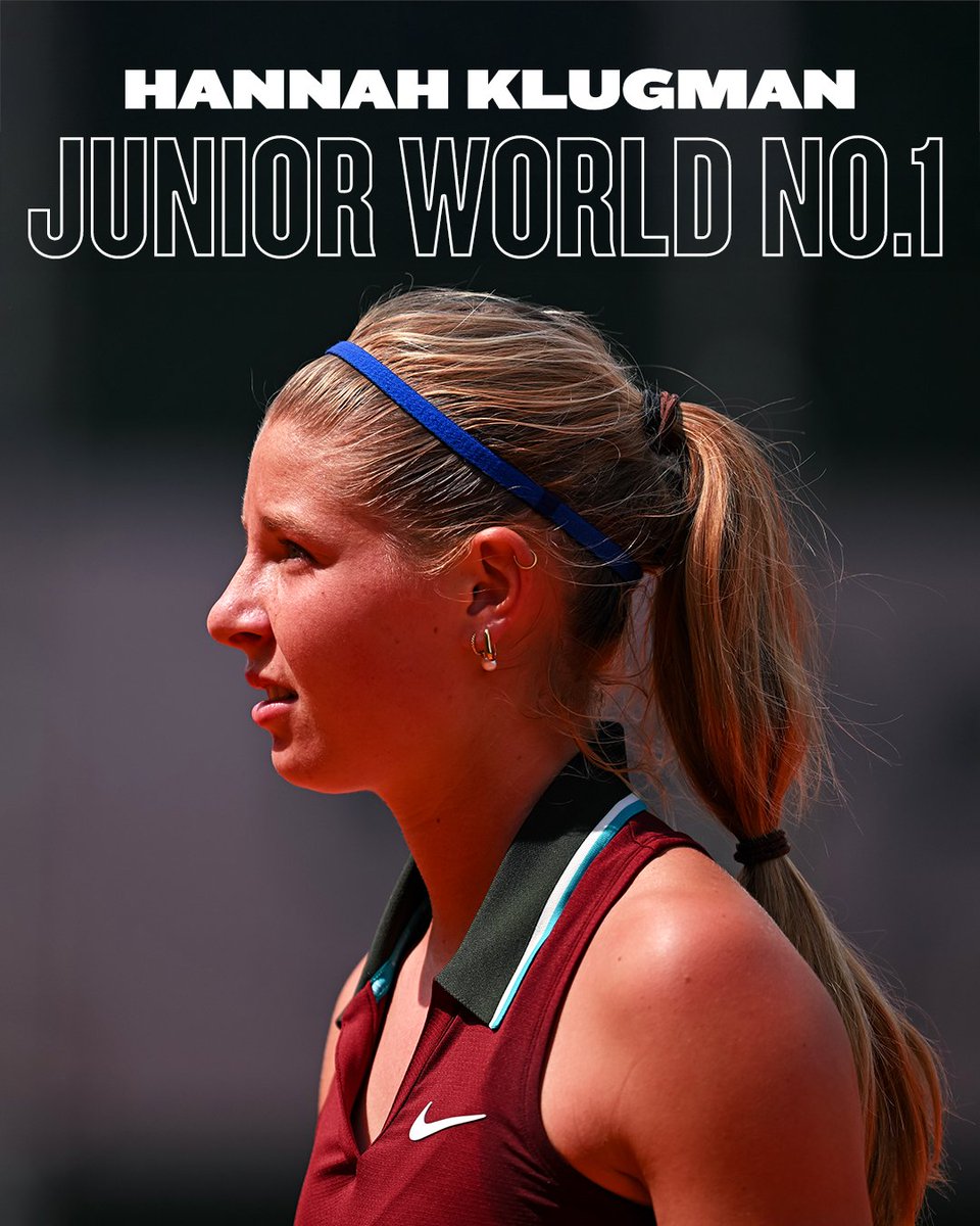 Hannah Klugman is Junior World No.1 👏

A great achievement for Hannah, as she transitions on to the senior tour at 16

#BackTheBrits 🇬🇧