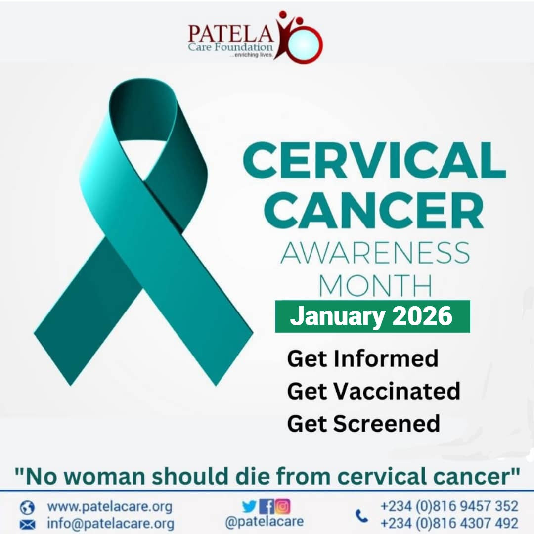 patelacare's tweet photo. CERVICAL CANCER AWARENESS MONTH 2026

#PatelaCareEnrichingLives https://t.co/H7j0LoDKEh