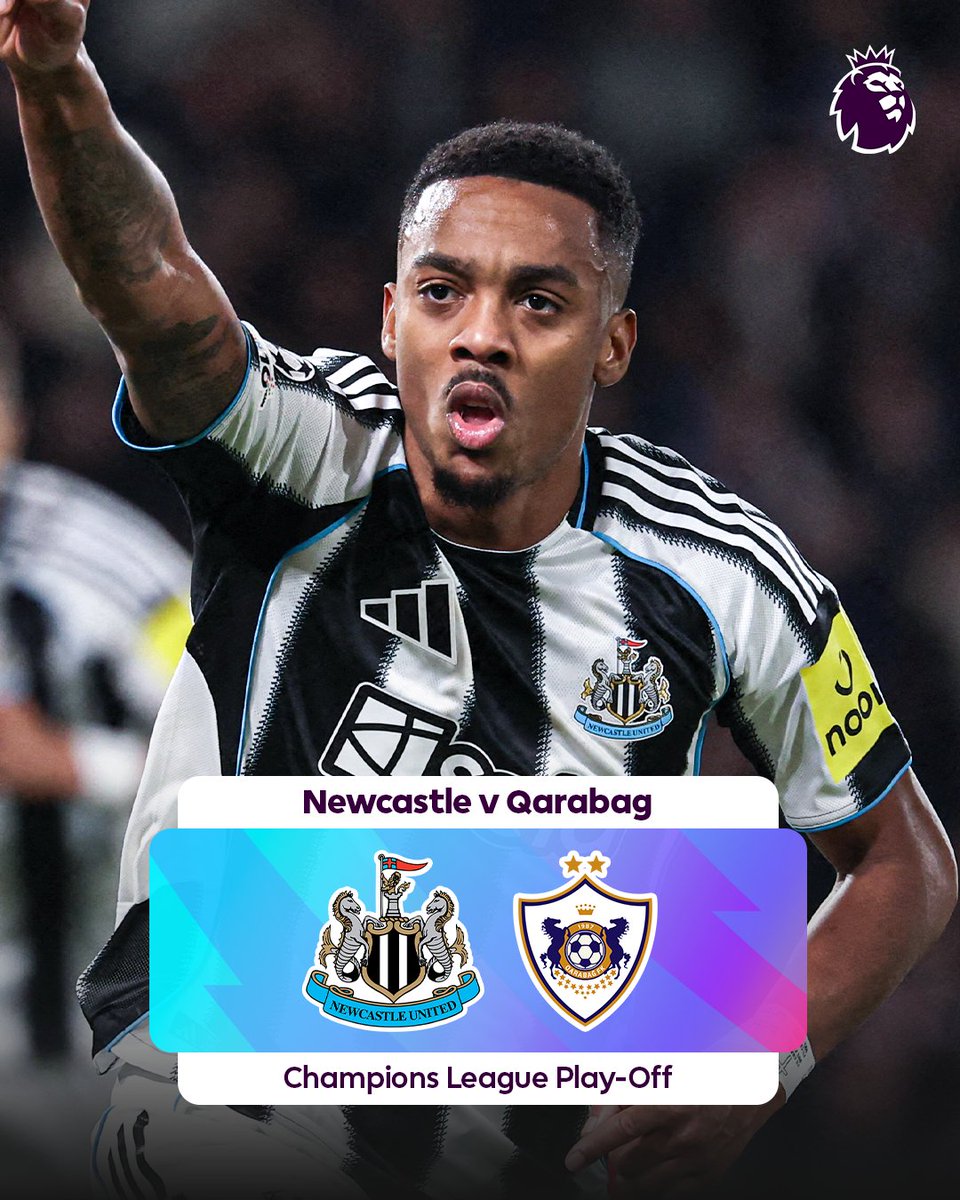 premierleague's tweet image. Champions League play-off opponents confirmed for @NUFC 🤝