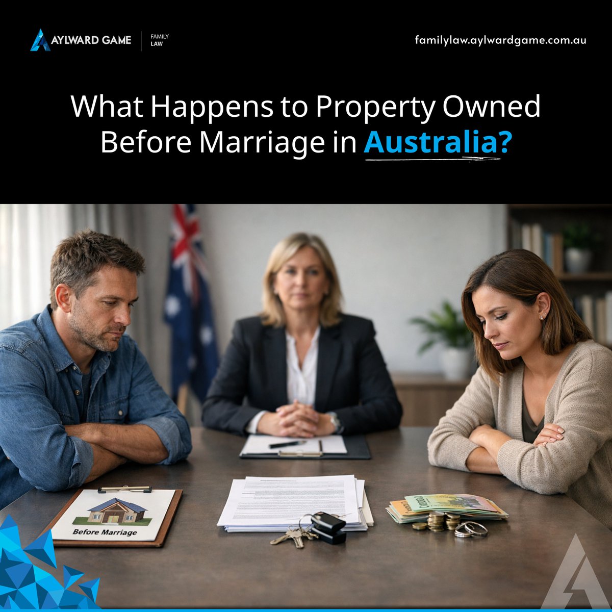 AylwardGame's tweet image. 💔 Divorce &amp;amp; property: assets owned before marriage could still be part of the settlement. The Family Court considers all contributions. 🤔 Need clarity? Aylward Game Solicitors can help!

📞 Call 07 3236 0001 | 

#DivorceLaw #PropertySettlement #FamilyLaw #AylwardGameSolicitors
