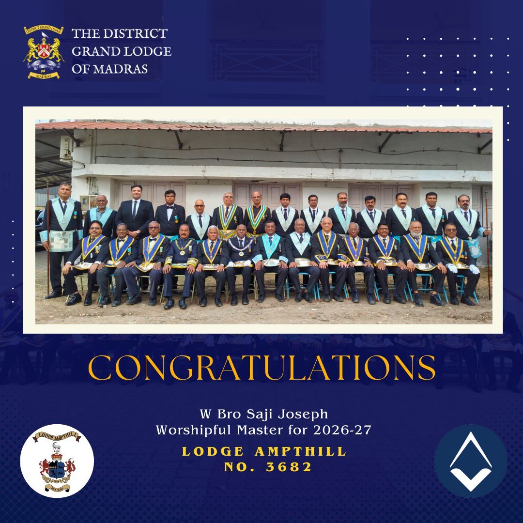 District Grand Lodge of Madras tweet media