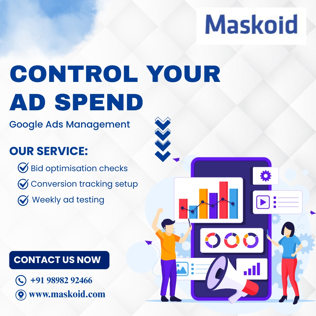 TMaskoid's tweet photo. Structured Google Ads management with clear tracking and ongoing optimisation.#GoogleAds #PPC #PaidSearch #Maskoid #AdOptimization #SEM https://t.co/ApRLFD0DTU