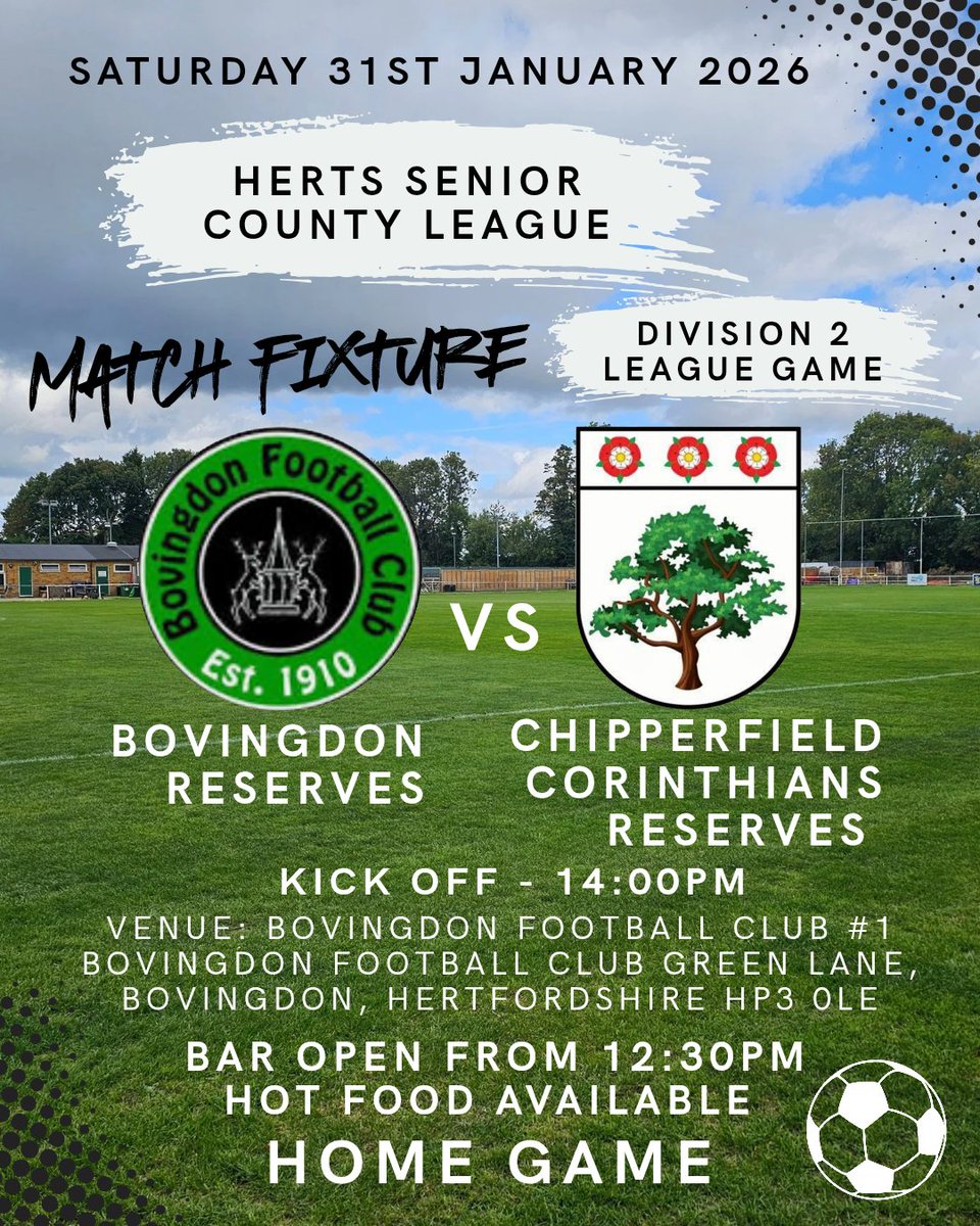 Bovingdon Reserves tweet media