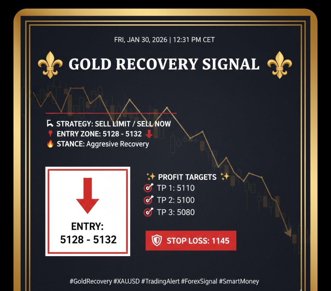 ScalpMaster_UK's tweet photo. ๐ก๏ธ GOLD RECOVERY ๐
โSELL: 5128 โ 5132
SL: 5145
โ๐ฏ TP1: 5110
๐ฏ TP2: 5100
๐ฏ TP3: 5080
โ#Gold #Recovery #Trading https://t.co/G1Oaz35SQN