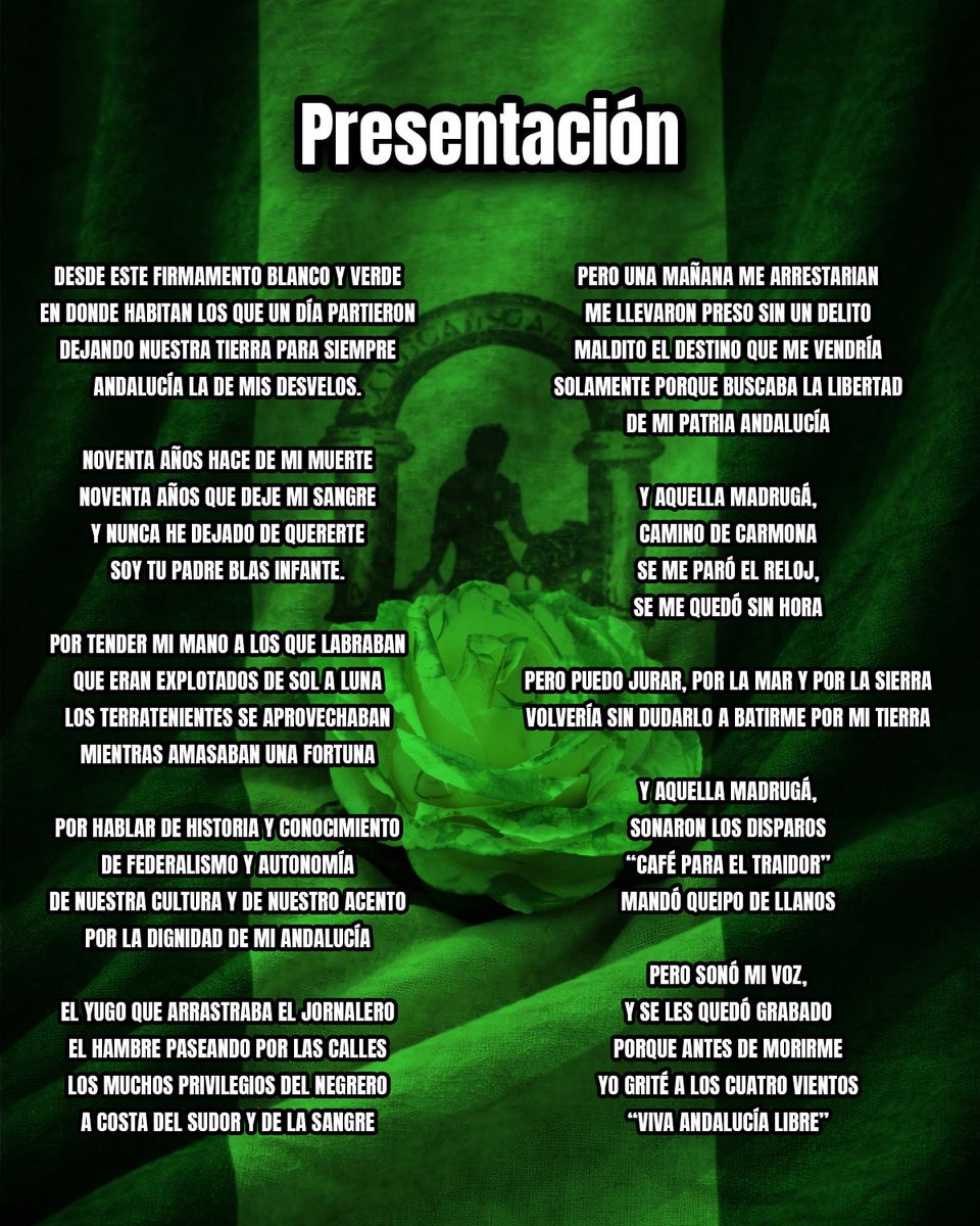 “Desde este firmamento blanco y verde…” 💚🤍💚

Os dejamos por aquí las letras que interpretamos en la sesión de preliminares ✊

#COAC2026 #ElPatriota #Carnaval