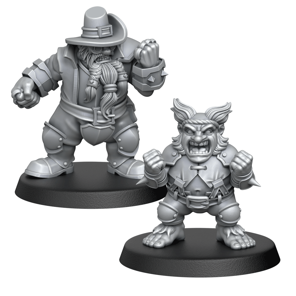 Halfling Flagellant and Dwarf Blocker — two brand-new characters are hitting the pitch! 

Grab the STLs on MMF or order the physical minis from our website. All Witch Hunters team models are now 15% off — SALE!
MMF - myminifactory.com/object/3d-prin… 
Physical -  pungaminiatures.com/owa