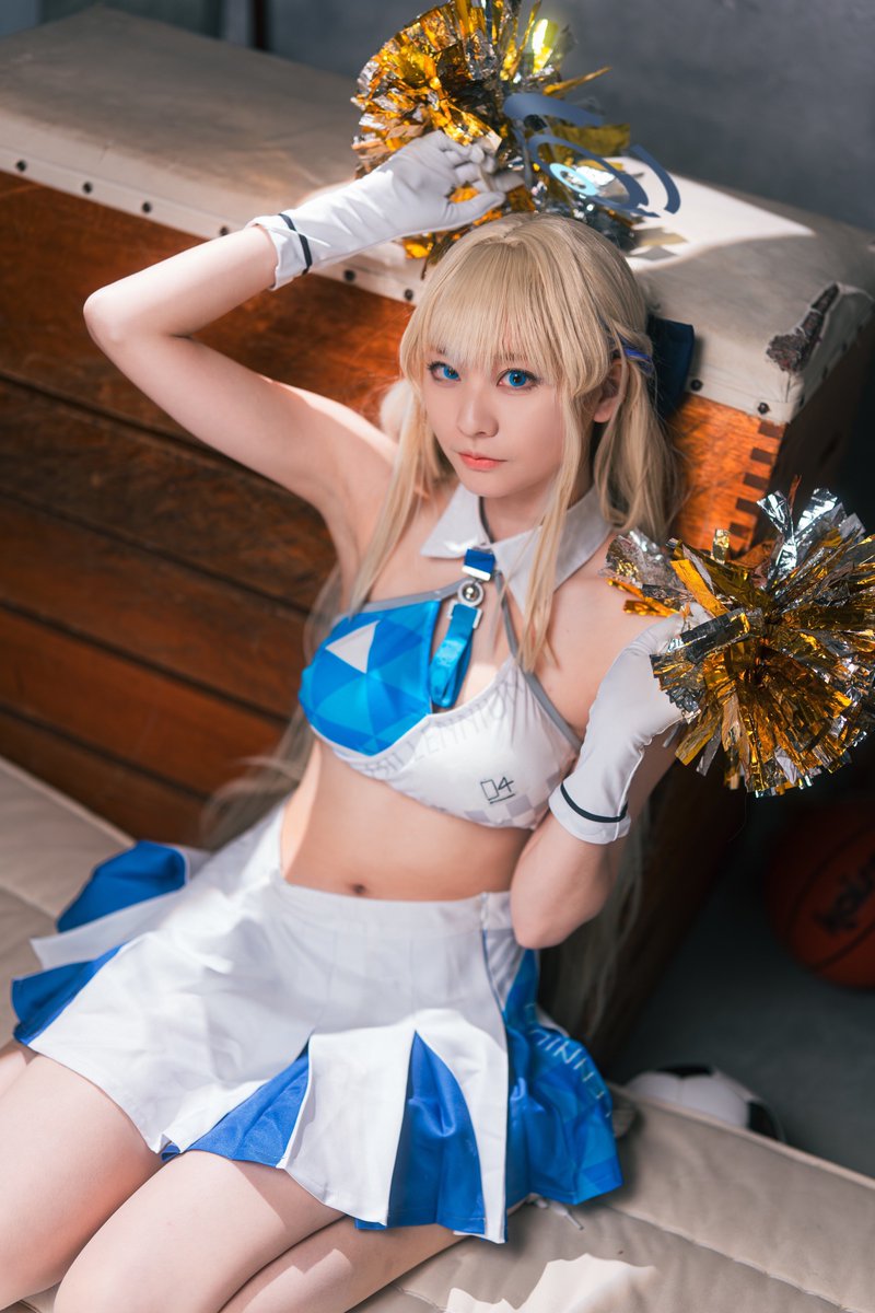 RT @3k___pnt: ブルアカ／トキ(チア) cos photo @niko7116