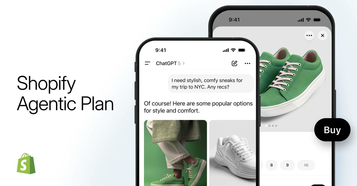 Fuertes33's tweet photo. ¿Y si el futuro del ecommerce NO fuera tu web? 🧵

El nuevo Agentic Plan de @Shopify es el movimiento más disruptivo de @tobi y @harleyf para dominar las ventas en la era de la IA.

Como consultor, te cuento por qué esto lo cambia todo para las marcas. 👇 https://t.co/jpj4NRR663