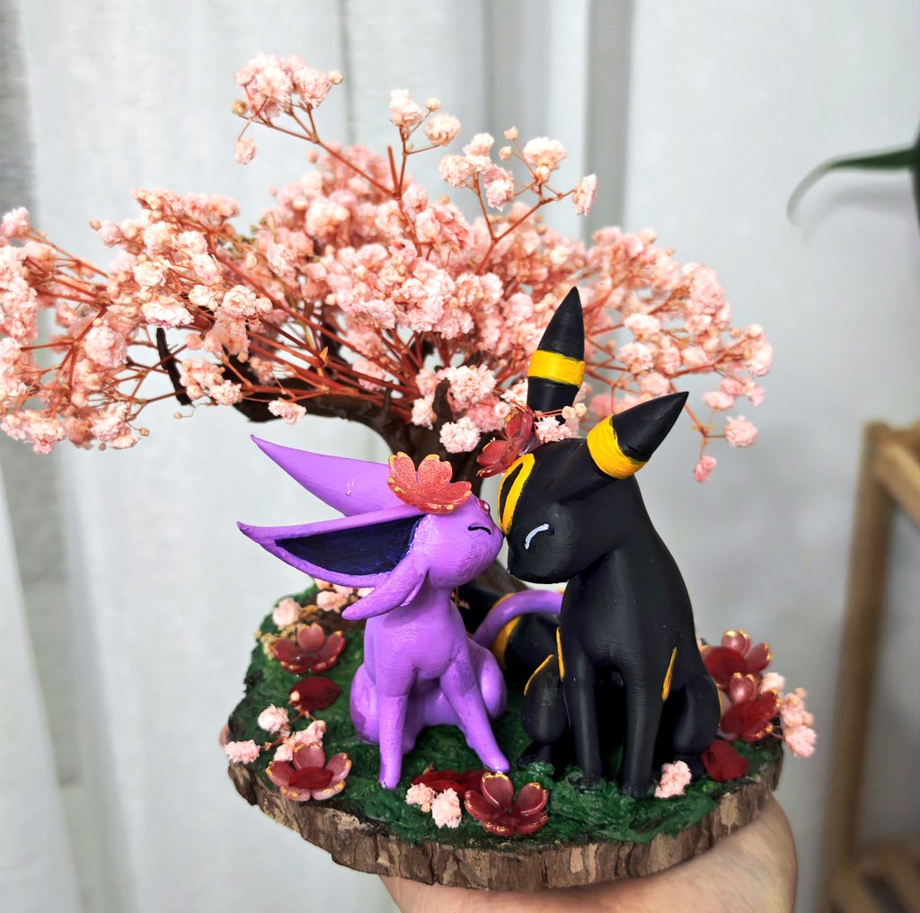NatsuGirl96's tweet image. Hice esto con la impresora 3D, pintando, con arcilla y decoración extra
Espero que os guste 🌸
✨ Se agradece Rt  ✨

#umbreon #pokemon #espeon #sanvalentin #3D