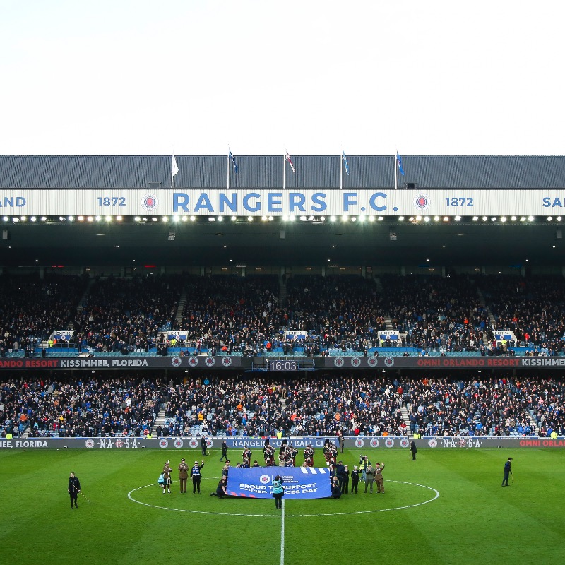 RangersFC's tweet photo. We are proud to host our annual Armed Forces day on Sunday, February 15 at our match with Hearts as we honour the brave men and women of the Royal Navy, Army and RAF.