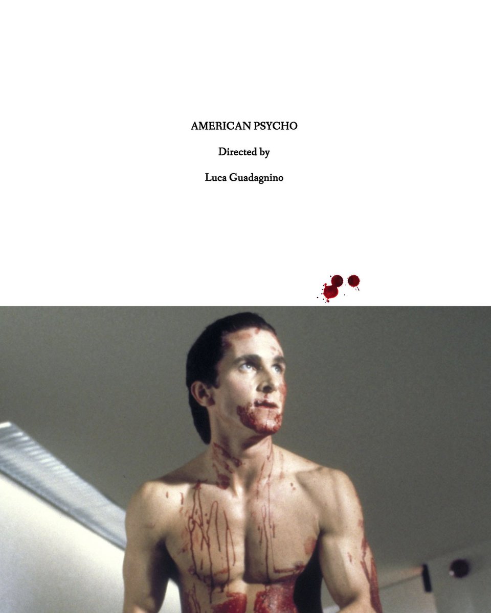 ashotmagazine's tweet photo. Cinematographer Hoyte van Hoytema (The Odyssey, Interstellar) is set to shoot Luca Guadagnino’s upcoming film, American Psycho.

Production begins next summer. https://t.co/arc899QP0p
