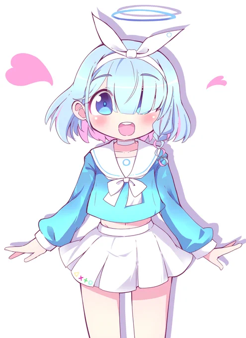 アロナちゃんありがとう～というわけで塗りました。こんごともよろしくねぇアロナちゃん