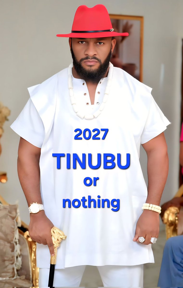 YulEdochie's tweet image. 2027 TINUBU or nothing. 
No leave no transfer.
@officialABAT 
.
Asiwaju Boy 100%.