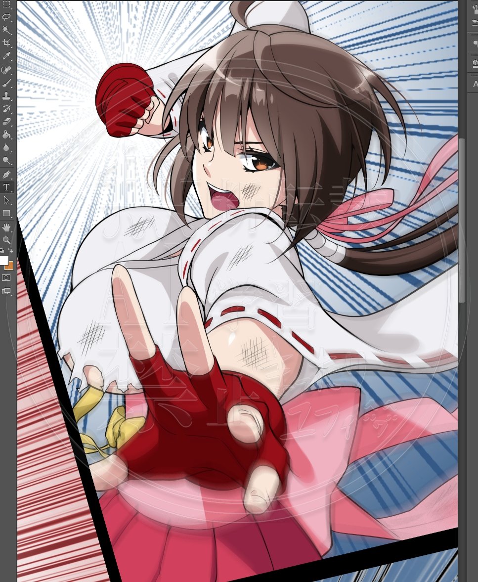 昔のやけど我ながらカッコよく描けたなって思った結ちゃん 