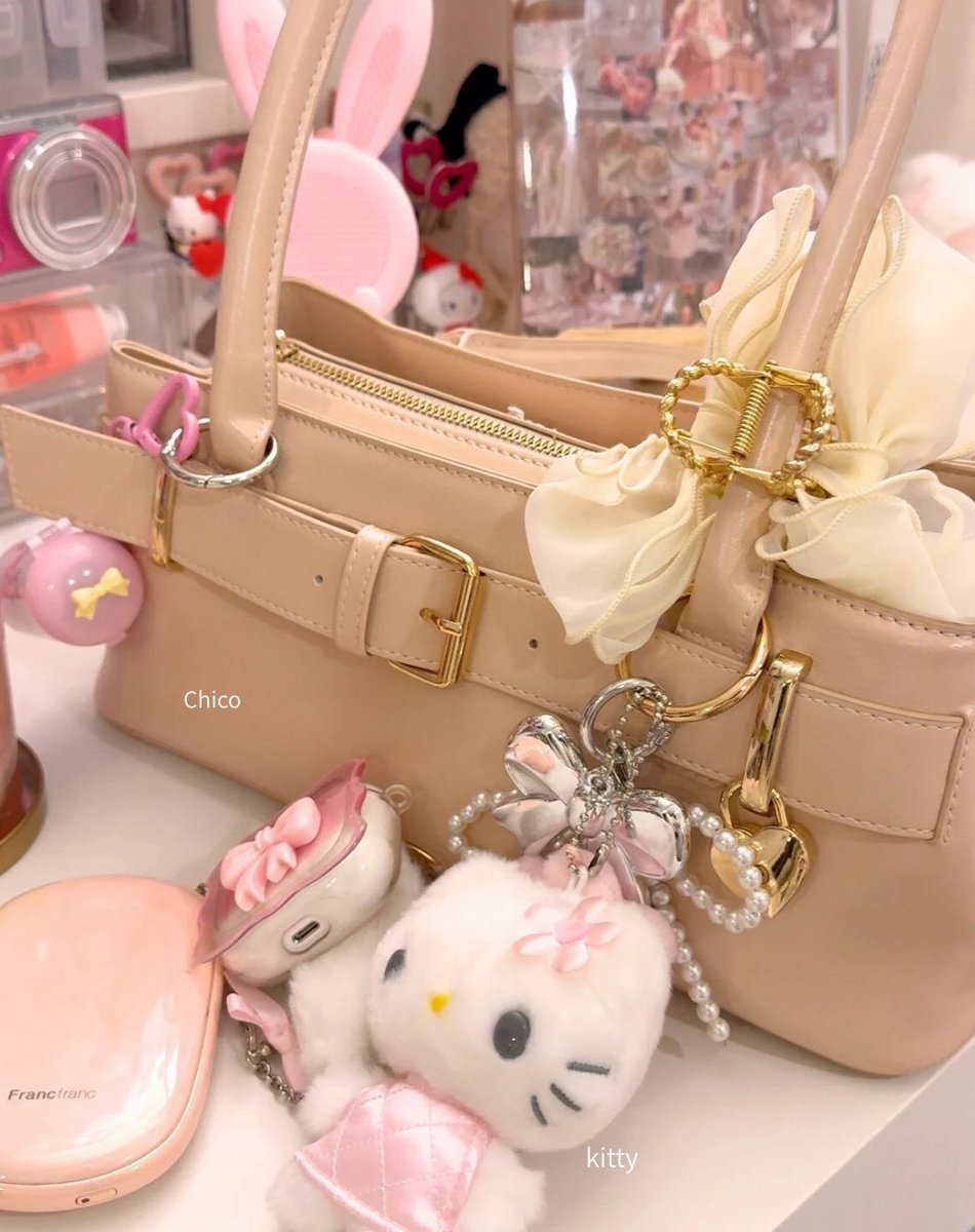 mo3_flower's tweet photo. My bag ෆ˚* https://t.co/6uRpr1M8KD