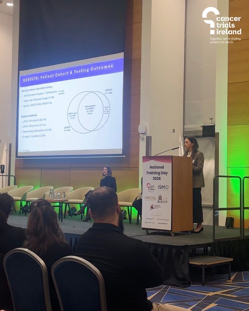 cancertrials_ie's tweet image. Insightful discussions and important research on display during the Poster Session at National Training Day 2026 🎉💕
This is what we call collaboration in action!

#PosterSession #ClinicalResearch #CancerTrials #HealthcareInnovation