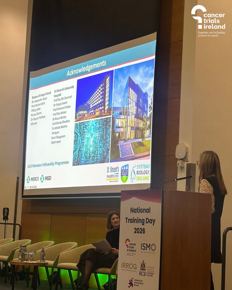 cancertrials_ie's tweet image. Insightful discussions and important research on display during the Poster Session at National Training Day 2026 🎉💕
This is what we call collaboration in action!

#PosterSession #ClinicalResearch #CancerTrials #HealthcareInnovation