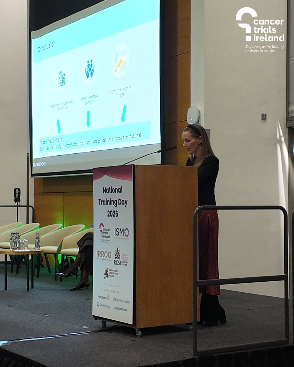 cancertrials_ie's tweet image. Insightful discussions and important research on display during the Poster Session at National Training Day 2026 🎉💕
This is what we call collaboration in action!

#PosterSession #ClinicalResearch #CancerTrials #HealthcareInnovation