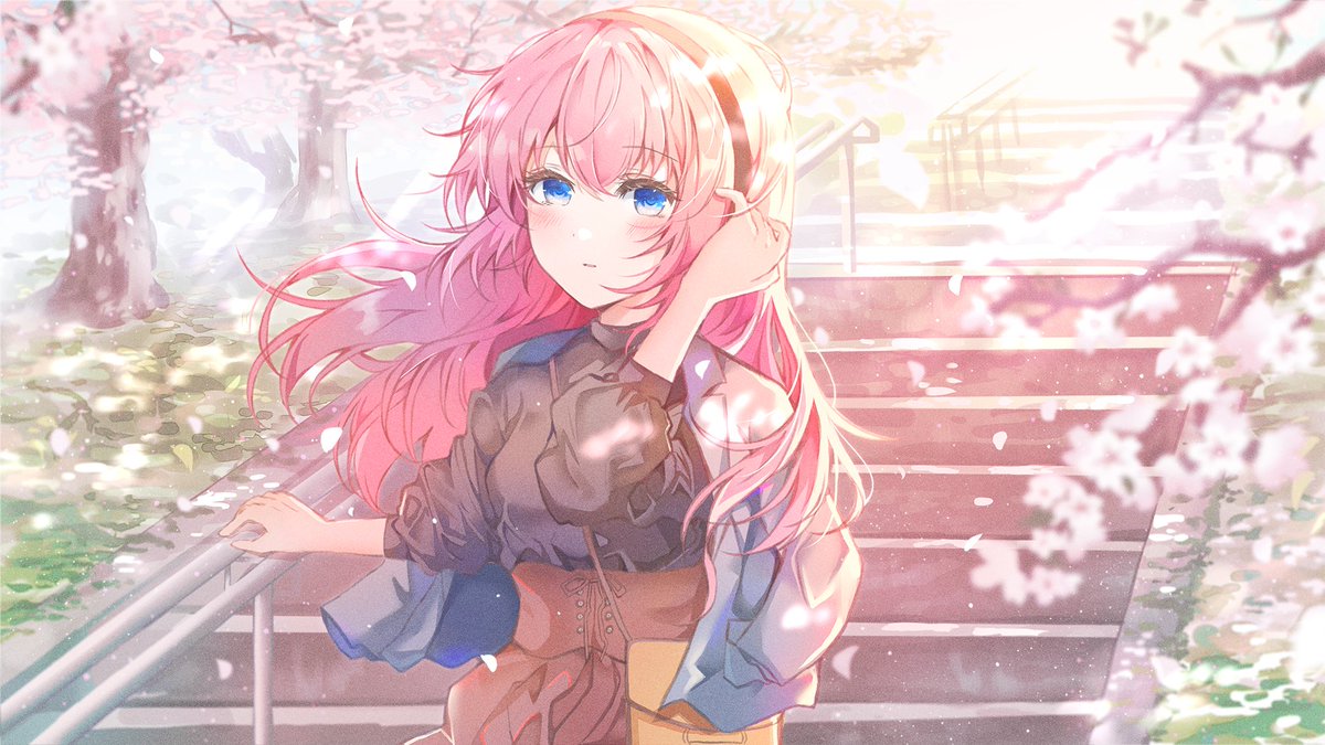 maigostory's tweet image. この別れは前を向き歩くための通り雨
#巡音ルカ