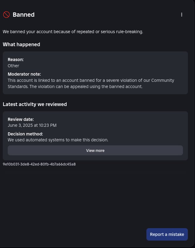 _draconite1's tweet photo. @Roblox ITS 2026. HOW DID I GET TERMINATED FROM SOMETHING THAT HAPPENED IN 2025 JUNE???? bro this is so unfair, I wasn’t even online on the summer break. And ai is supposed to make the platform better.. https://t.co/gnDeZHSosv