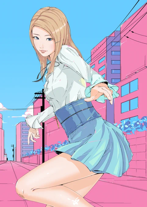 新しいイラストを描きました(・ω・) 過去作のリメイクです。無題281(Rework) #イラスト #絵描きさんフォロバ100