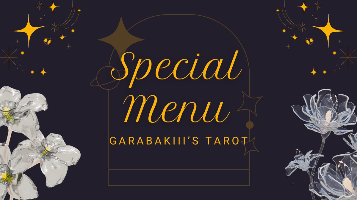 Krisannnttt's tweet image. Menu-menu spesial Garabakiii's Tarot selama akhir bulan Januari hingga Maret. 

#zonauang #zonajajan #tarotreading #jasatarot 

t. Jasa tarot, tarot reader, tarot murah