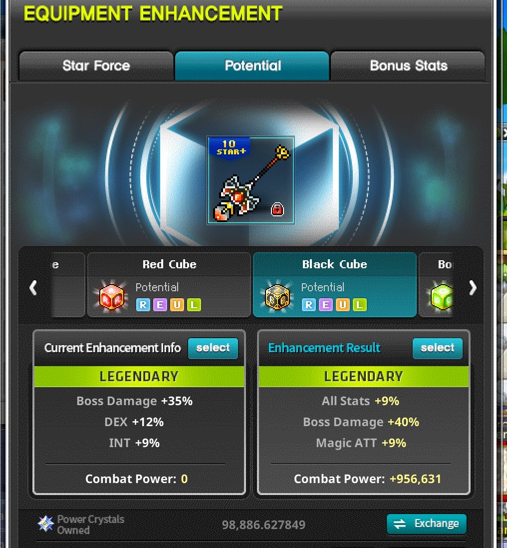 Took a 2 weeek break from the free cubes since i had been stuck in Unique Purgatory for over 4 months now :/ And BAM first few free black cubes in! and BAM! WHAT A RUSH <a href="/MaplestoryU/">MapleStory Universe</a>  #MapleStoryN