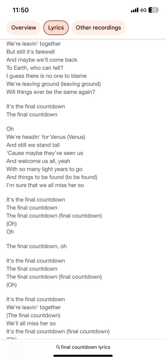 So you think this was just a rock song?
…okay then 
…