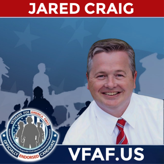 VFAFWarroom's tweet photo. VFAF VP Jared Craig appeared on Rino Removal Project X Spaces Roundtable for GA 14 Congressional Discussion WEBSITE: https://t.co/CsDRGL1oMB
Veterans for America First Proudly Endorses Jared Craig for Congress (GA-14)

Jared Craig is a lifelong Georgian, attorney, and America First advocate with more than 16 years of experience representing individuals across Georgia in family law and criminal defense. Raised in Coweta County and educated in local public schools, he earned his undergraduate degree from the University of West Georgia, studied abroad at the London School of Economics, and received his law degree from Atlanta’s John Marshall Law School. Since founding his solo practice in 2009, Craig has represented thousands of clients during critical moments in their lives. 

He ran for U.S. Congress in 2022 on a MAGA platform and later served as Chief Legal Counsel for Veterans for America First, supporting veteran candidates and America First legislation, while sponsoring the Mega MAGA Trump Bus Tour to support President Donald J. Trump’s 2024 campaign. Craig has also produced pro-veteran and America First documentaries, volunteered as an attorney for the RNC and Georgia GOP during the 2024 election, and supported veteran initiatives focused on housing, healthcare access, and suicide prevention. Married for 23 years with two daughters, he is now seeking to represent Georgia’s 14th Congressional District, committed to defending constitutional principles and putting the interests of Georgians first.

Veterans for America First 
The Original 2015 Veterans for Trump Grassroots