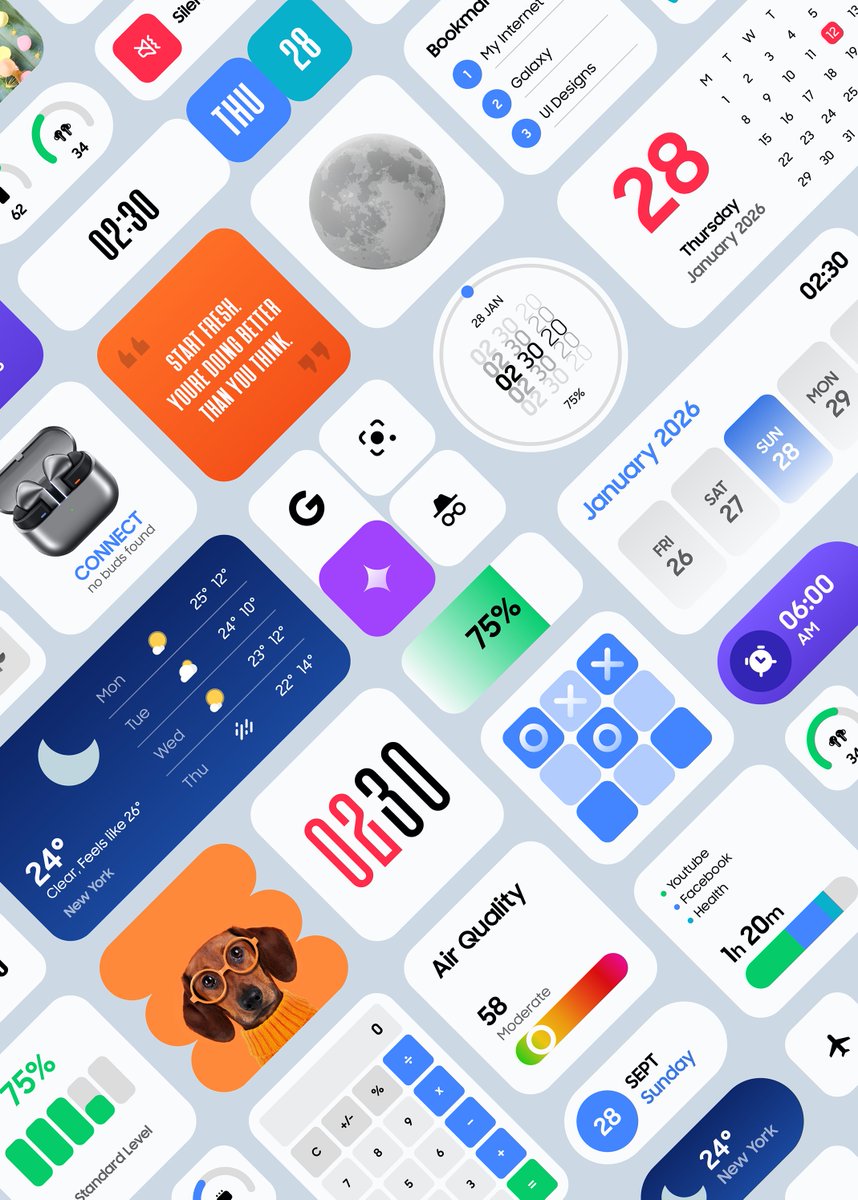 Galaxy Widgets: One UI 🔥 - Coming Very Soon!

Pre-book Now : 500+ stunning One UI–style widgets 
play.google.com/store/apps/det…

5 Promo Codes for Lucky Retweets 🎁