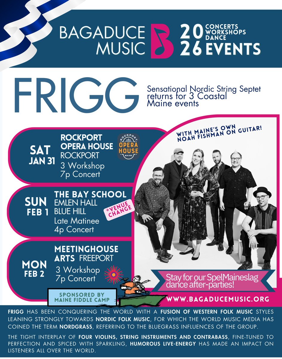DJ Denis is live on the air right now and is giving you the chance to win one of the last two FREE pair of guest list passes to your choice of three events featuring Frigg with Noah Fishman - weru.org!  We will chat live with bassist Juho Kivivuori from the group!
