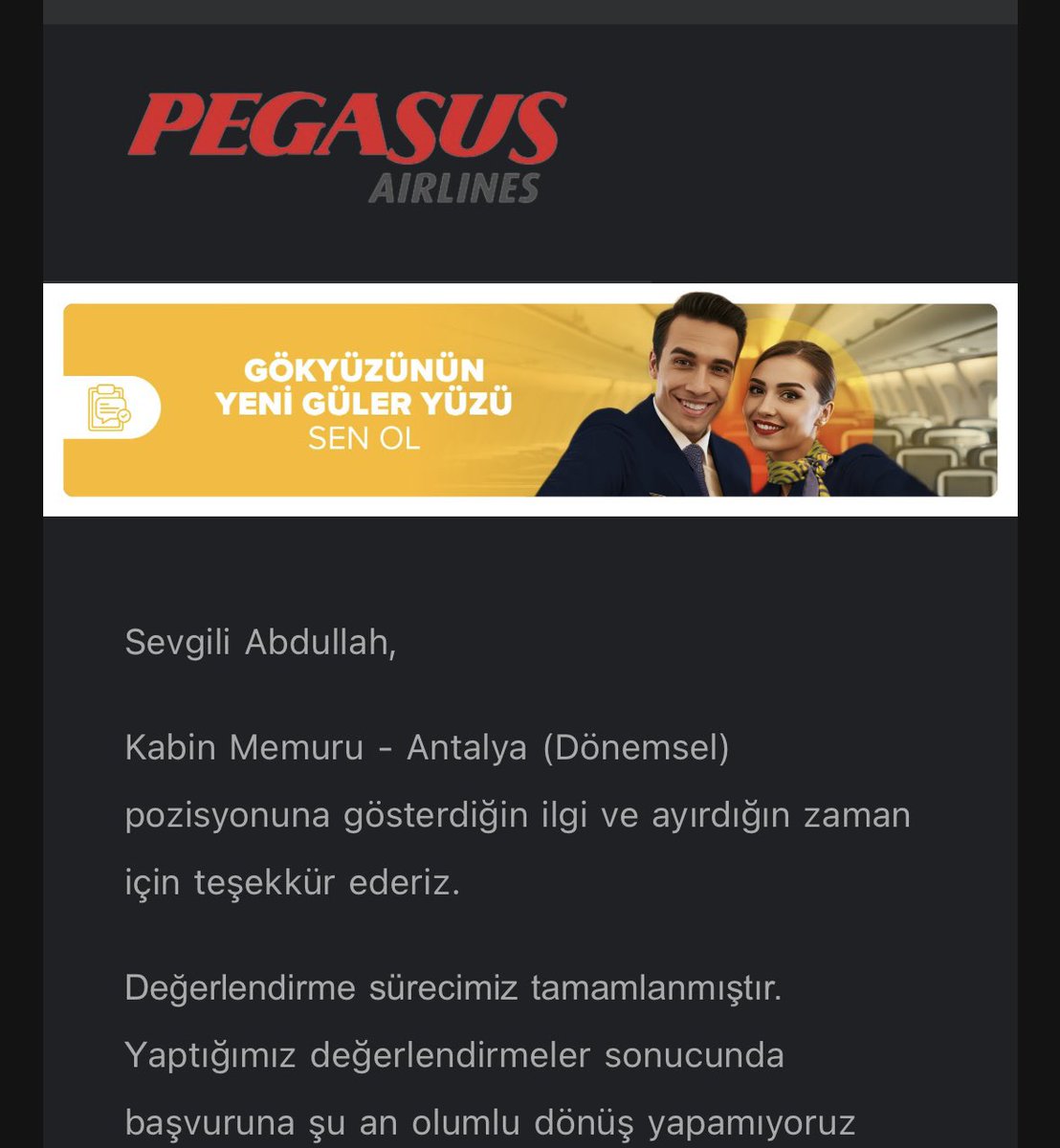 Peki ne zaman ? <a href="/flymepegasus/">Pegasus Airlines</a>