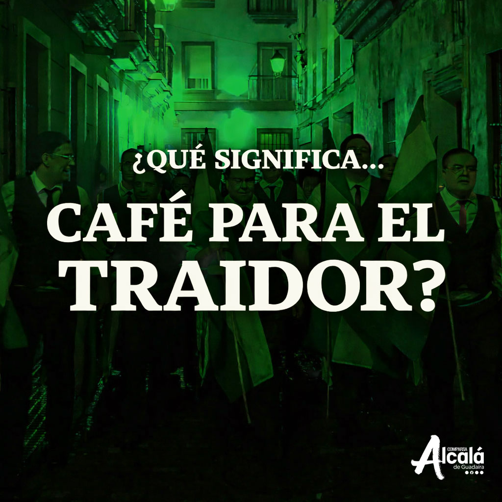 Muchos y muchas habéis preguntado qué significa “𝐶𝑎𝑓𝑒́ 𝑝𝑎𝑟𝑎 𝑒𝑙 𝑡𝑟𝑎𝑖𝑑𝑜𝑟”, una expresión que usamos en nuestra presentación.

Durante la Guerra Civil, el general Queipo de Llano dio la orden verbal para autorizar el fusilamiento de Federico García Lorca mediante la