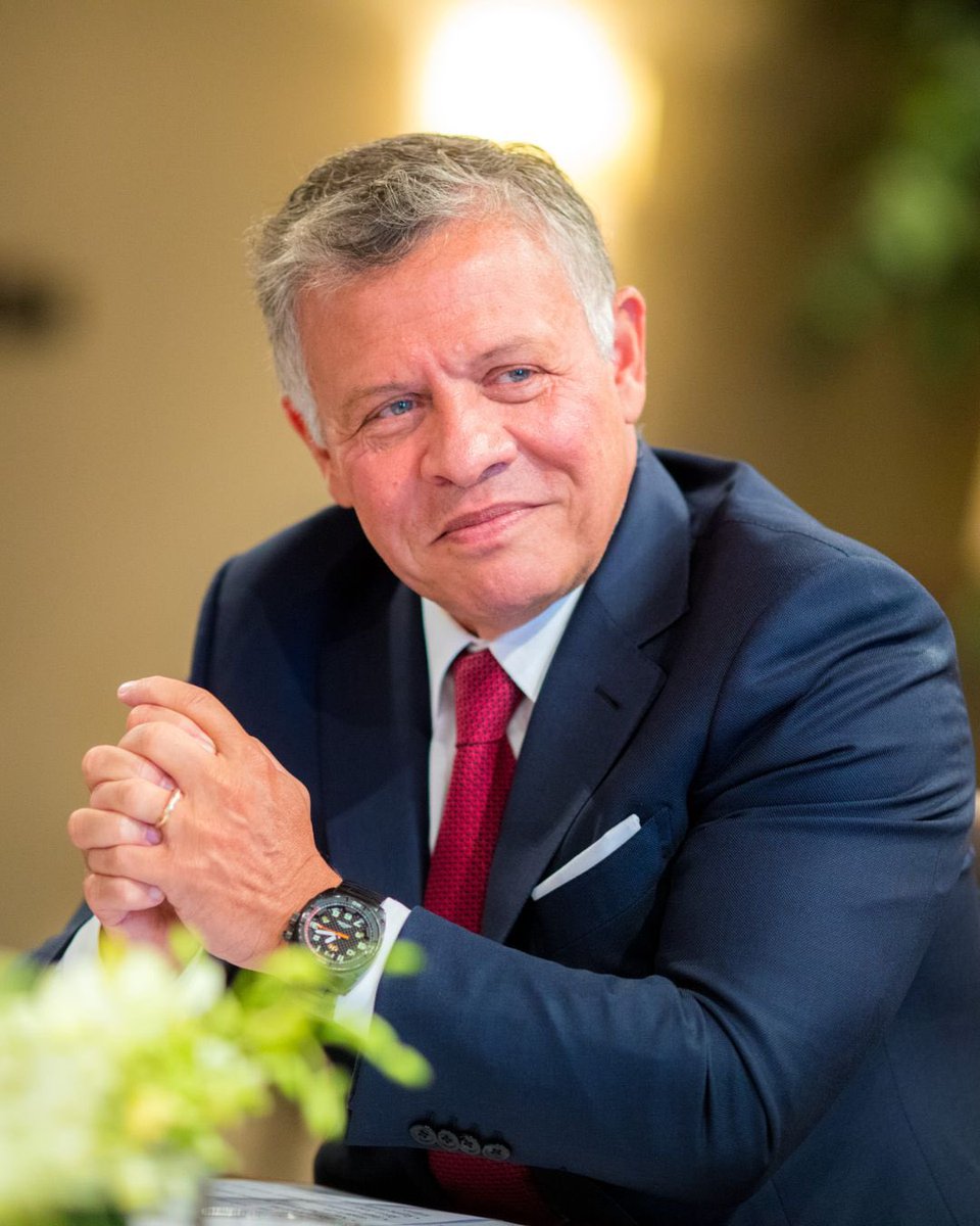 HaithamAbulfoul's tweet image. في عيد ميلاد ملكنا المفدّى، أرفع أسمى آيات التهنئة والتبريك لمولاي جلالة الملك عبدالله الثاني ابن الحسين المعظم، حفظه الله.
وبقيادة جلالته الحكيمة يمضي #الأردن، كما أراده سيدنا أطال الله في عمره، عزيزاً، كريماً، آمناً.