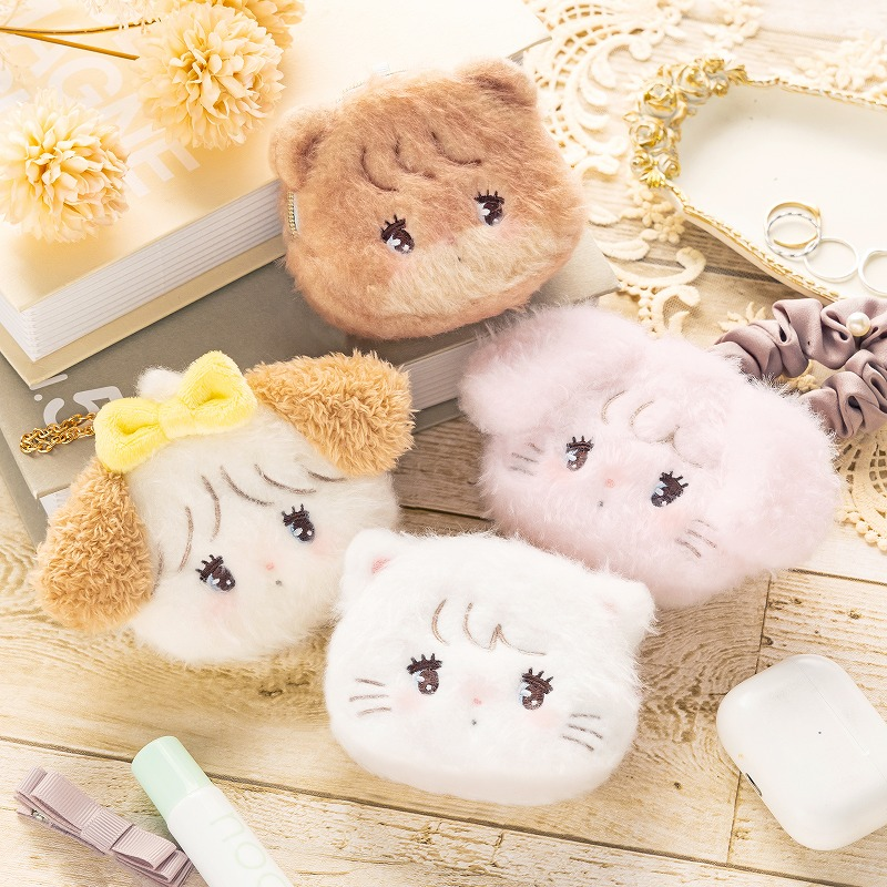 新商品情報】 「シェル型おかおミニポーチ(ムース・キャミー・ラテ