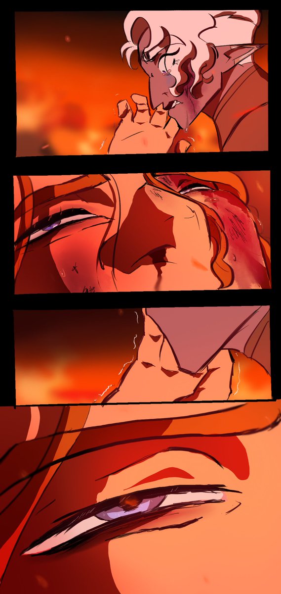 “I never loved anyone. Not in a long time. Even when I had it, I was alone.
Mine was different. Yours was too. Imperfect. But it was love. Mine was impure. Corrupt. But it was love.”
#shadowgast
#criticalrolefanart