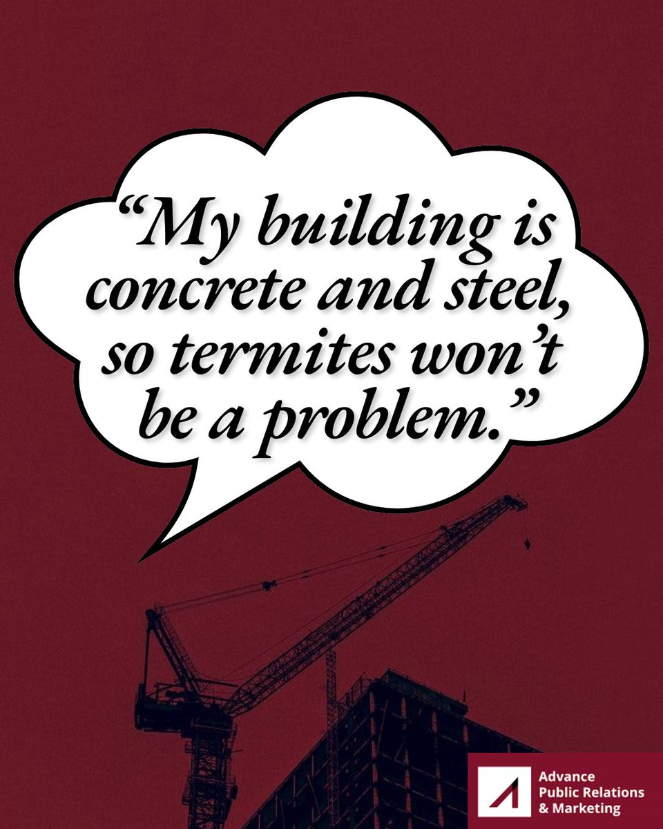 APRMKenya's tweet photo. Concrete doesn’t stop termites. 🐜
Protect your foundation before they find a way in.
#FunFactFriday #AntiTermite #BuildSmart #ConstructionKenya #ProtectYourInvestment
#KenyaDevelopers https://t.co/nKorxS2DlS