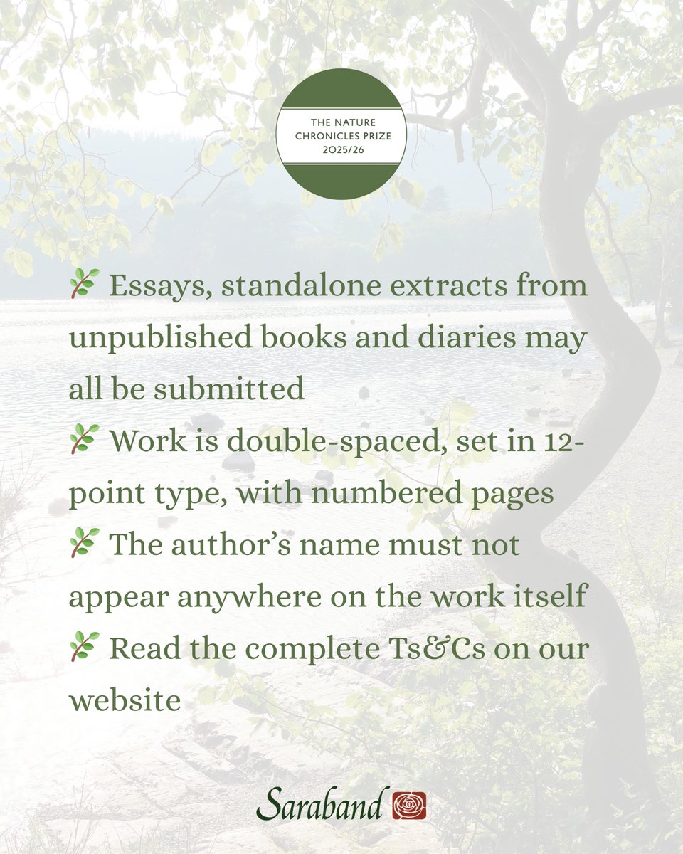 The Nature Chronicles Prize 2025/26 tweet media