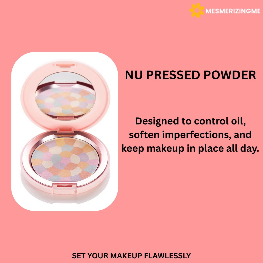 Mesmerizngme's tweet image. Nu Pressed Powder

Helps control oil, minimize shine, and create a flawless finish without caginess. Achieve a smooth, even complexion with Mesmerizing Me✨

#nupressedpowder #compactpowder #makeuppowder #makeupproducts
