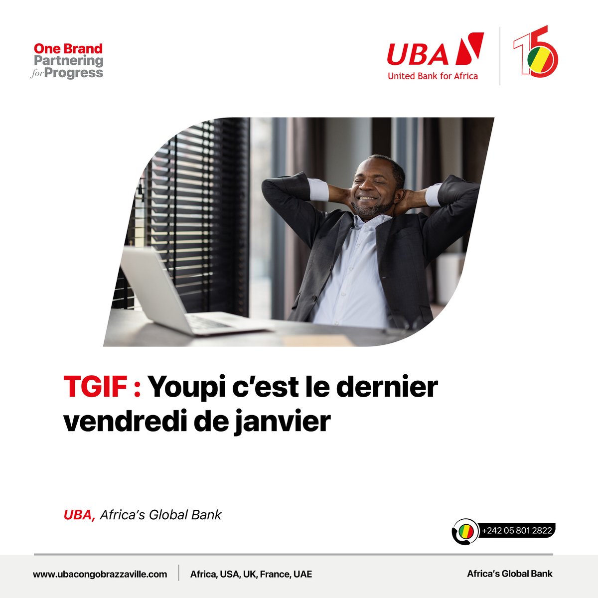 🎉 TGIF !

 Dernier vendredi de janvier 🎊
 On célèbre le chemin parcouru et on termine le mois avec énergie et bonne humeur ✨

#TGIF #DernierVendredi #FinDeMois #GoodVibes #EspritPositif #Motivation #TeamSpirit #WorkMood #Janvier