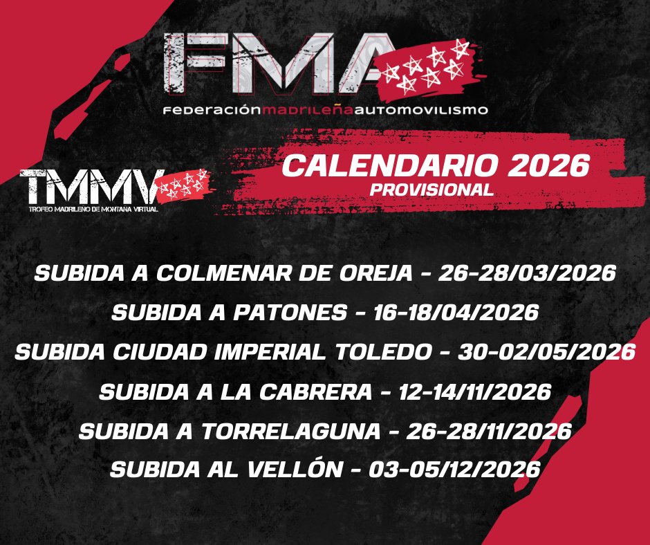 Federacion Madrileña de Automovilismo tweet media