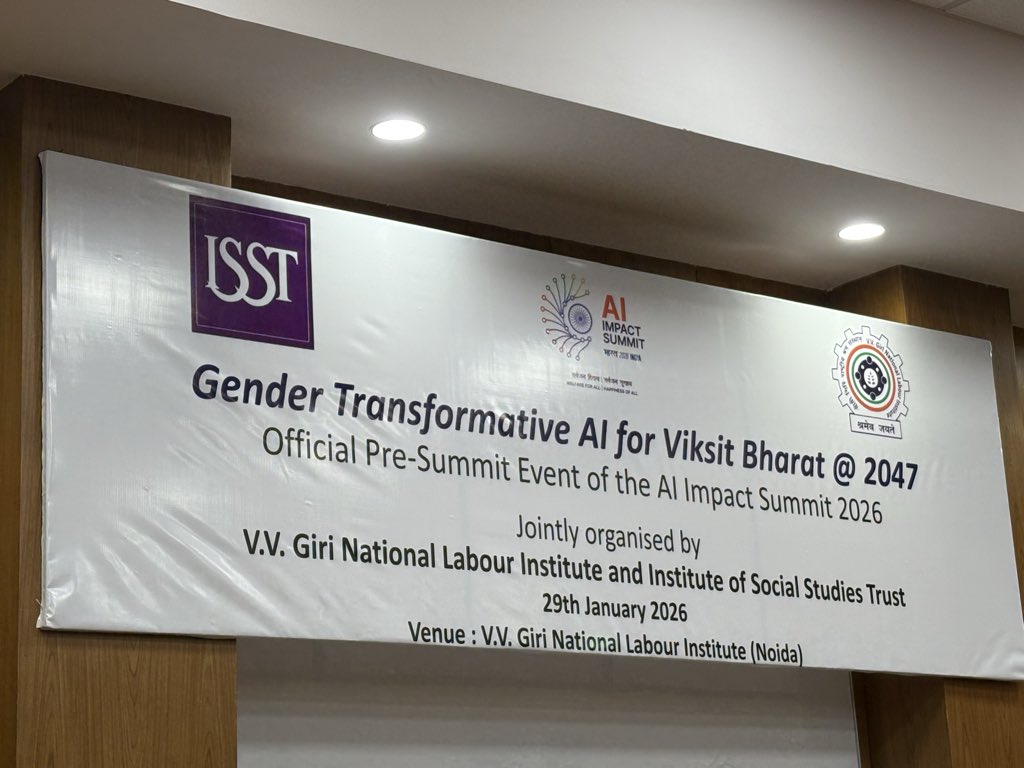 Institute Of Social Studies Trust (ISST) tweet media